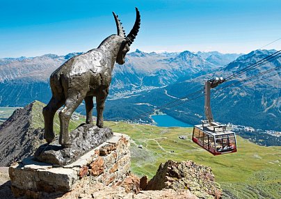 Das Oberengadin gemütlich erwandern - die Bergwelt rund um St. Moritz Silvaplana