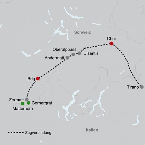 Bernina- und Glacier Express Winterzauber