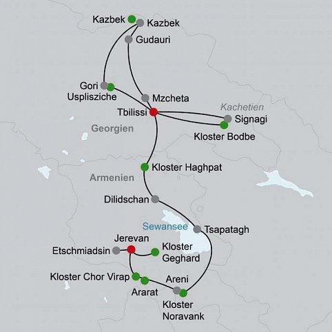 Vom Ararat zum Kaukasus