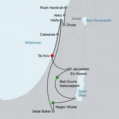 Israels Schätze - Natur und Kultur
