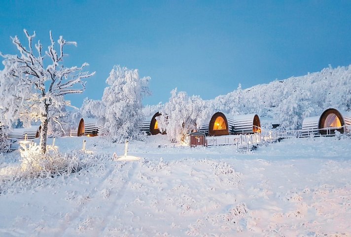 Erlebnis Polarlicht, Postschiff und Snowhotel