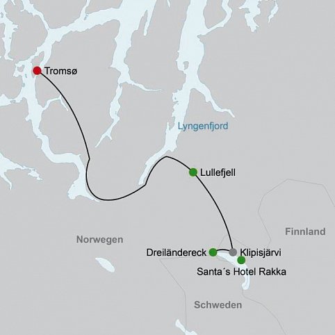 Arktische Kontraste - Von Tromsø nach Lappland