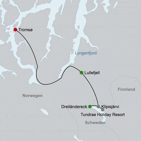 Arktische Kontraste - Von Tromsø nach Lappland