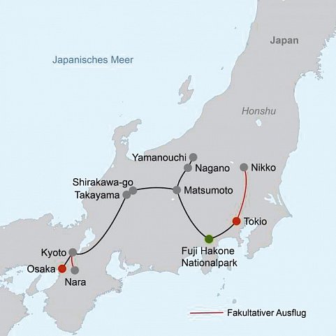 Impressionen Japans (nur Landprogramm)