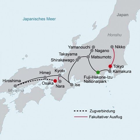 Zauberhaftes Japan (inkl. Flug)
