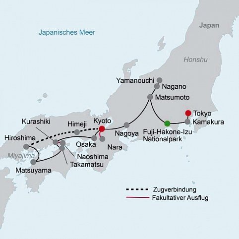Japan Kaleidoskop (nur Landprogramm)