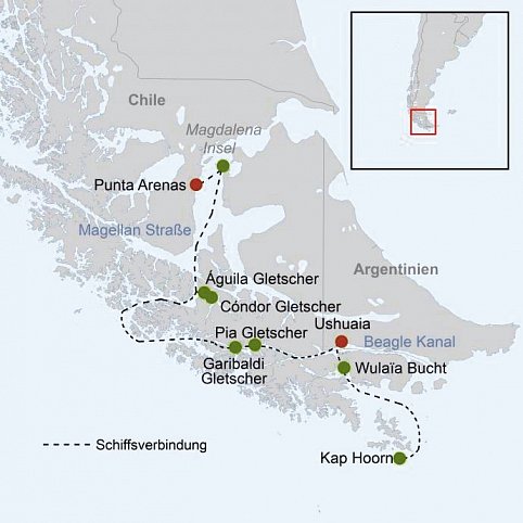 Traumlandschaften am Ende der Welt: Ventus Australis ab Ushuaia