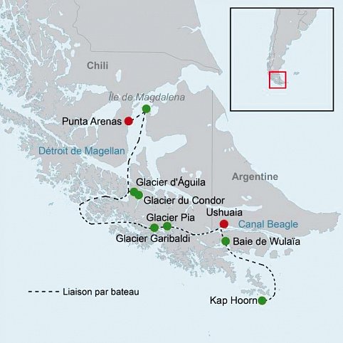 Traumlandschaften am Ende der Welt: Stella Australis ab Ushuaia