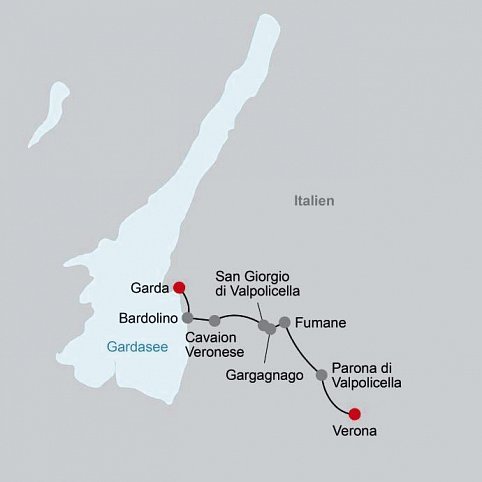 Wandertour Verona - Gardasee