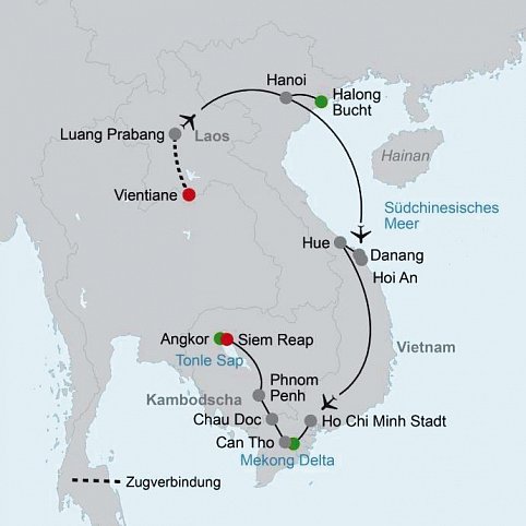 Indochina Highlights (Gruppenreise)