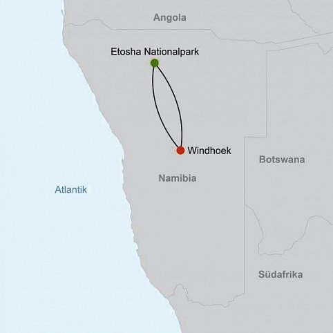 Ausflugspaket Etosha Nationalpark