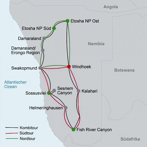 Go4Namibia - Erlebnisreise für die ganze Familie - Südtour