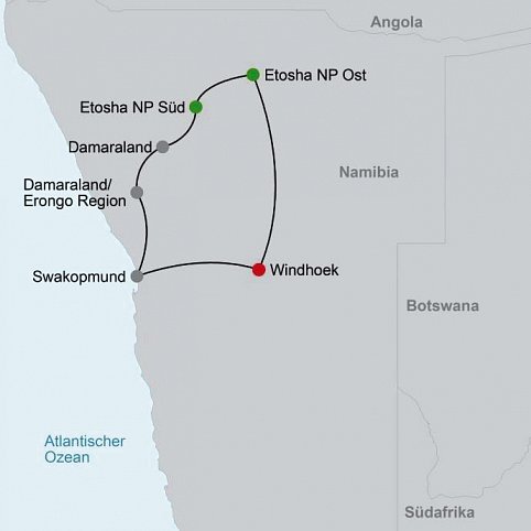 Go4Namibia - Erlebnisreise für die ganze Familie - Nordtour