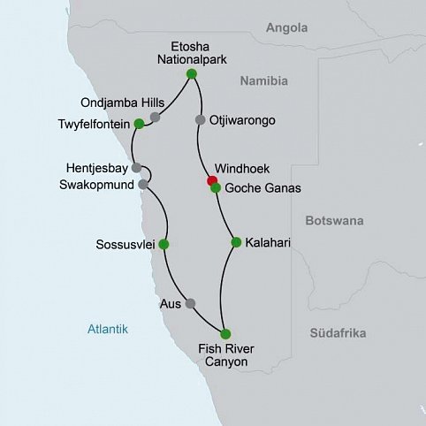 Namibia zum Verweilen