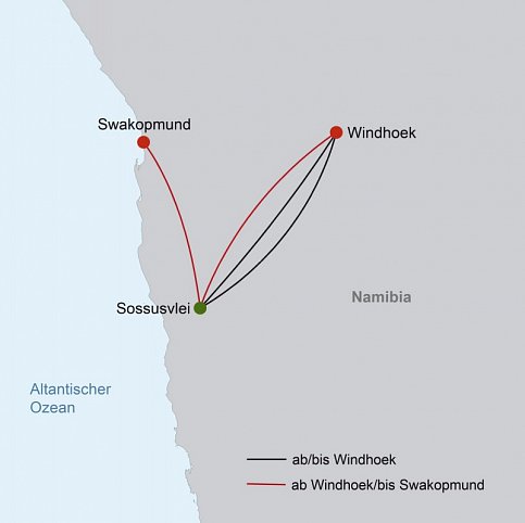 Dünenzauber Sossusvlei bis Swakopmund