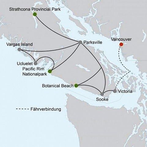 Wandern auf Vancouver Island