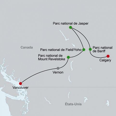 Von Vancouver in die Rockies Deluxe
