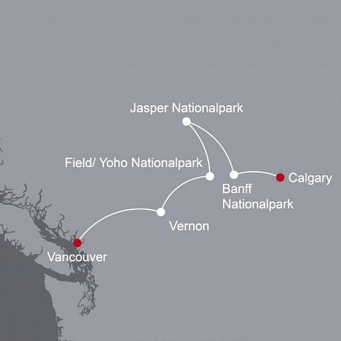 Von Vancouver in die Rockies Deluxe