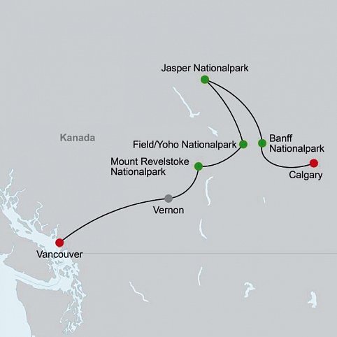 Von Vancouver in die Rockies Deluxe