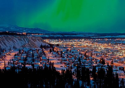 Die Nordlichter des Yukon Whitehorse