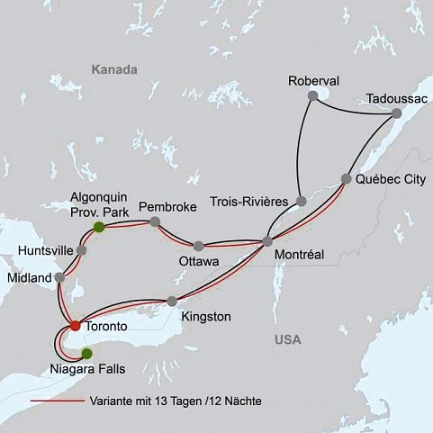 Eastern Canada (12 Nächte)