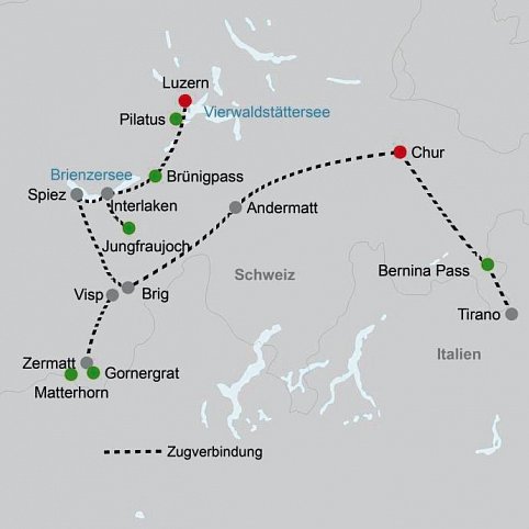 Grand Train Tour of Switzerland - Winterfaszination