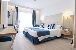 Wohnbeispiel Doppelzimmer Komfort seitl. Meerblick (Zimmercodierung DBN)