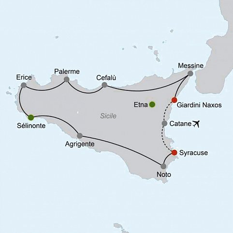 Historische Stätten, Meersalz und ein Hauch von Afrika (ab/bis Palermo)