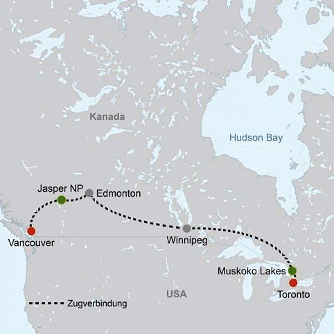 VIA Rail - The Canadian (West-Ost)