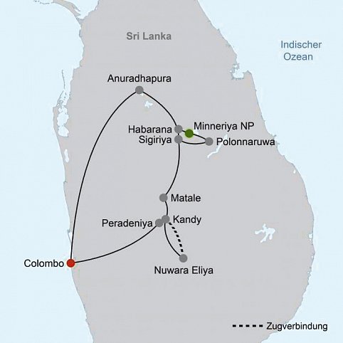 Königsstädte Sri Lankas (Privatreise)