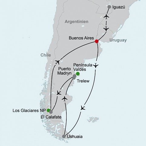 Höhepunkte Argentiniens