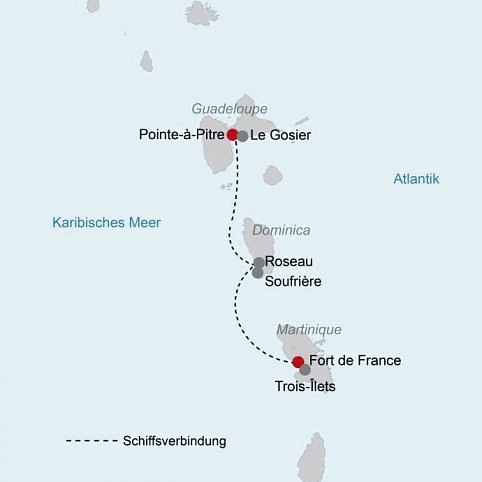 Inselabenteuer Martinique - Dominica - Guadeloupe