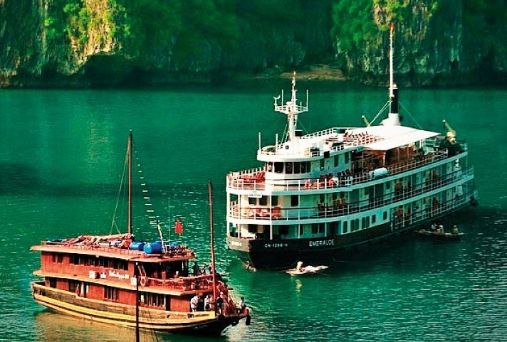 Halong-Kreuzfahrt an Bord der Emeraude