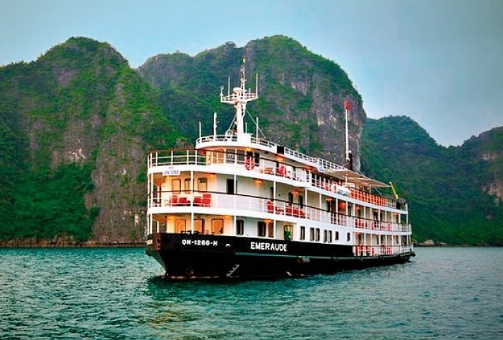 Halong-Kreuzfahrt an Bord der Emeraude