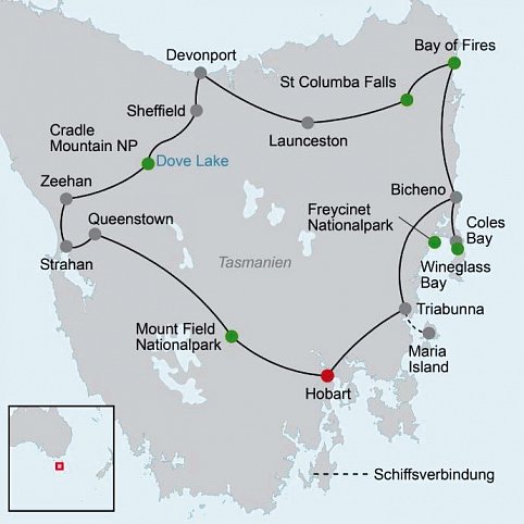 Tasmaniens Wildnis & Wildlife