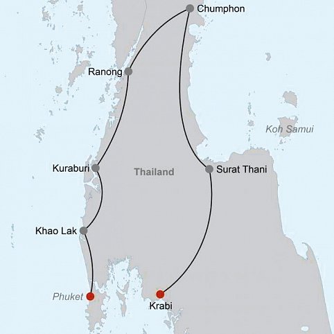 Südthailand auf 4 Rädern