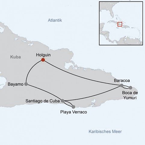 Kubas Osten auf dem Drahtesel
