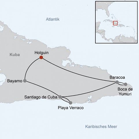 Kubas Osten auf dem Drahtesel