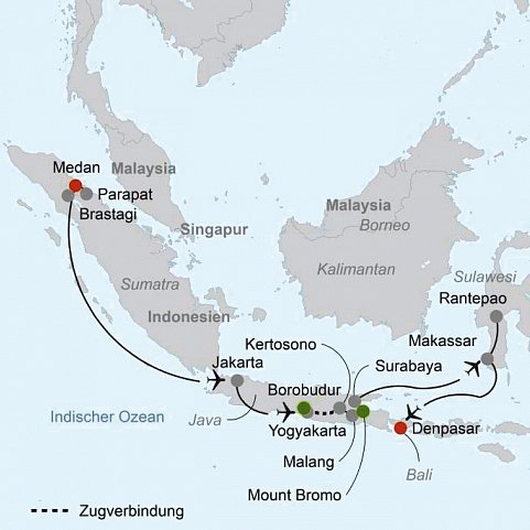 Schätze Indonesiens (Privatreise)