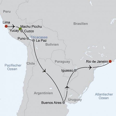 Große Südamerika Rundreise