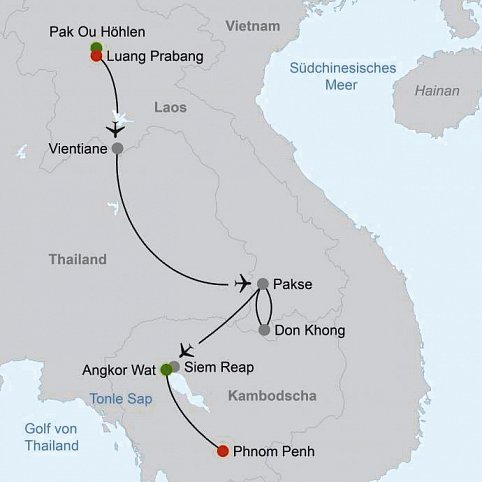 Laos & Kambodscha intensiv (Gruppenreise)