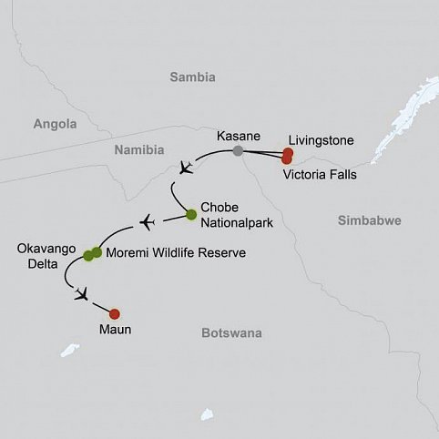 Botswana - im Herzen Afrikas ab Zambia