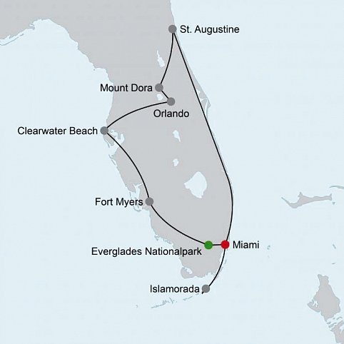 Kleingruppenreise Best of Florida & Beach (Standard-Variante)