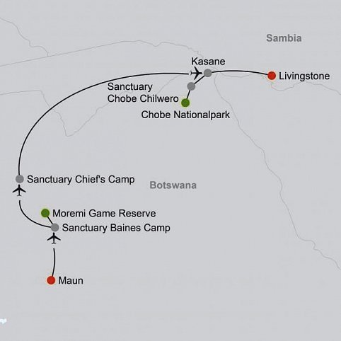 Botswana Exklusiv mit Sanctuary Retreats + Verlängerung