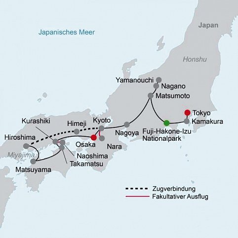 Japan Kaleidoskop (inkl. Flug)