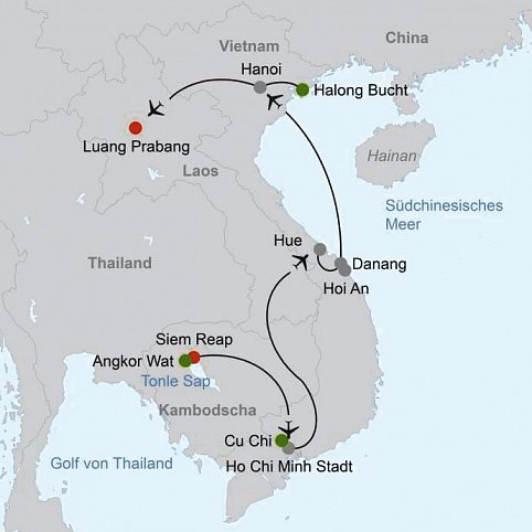 Große Indochina Rundreise (Gruppenreise)