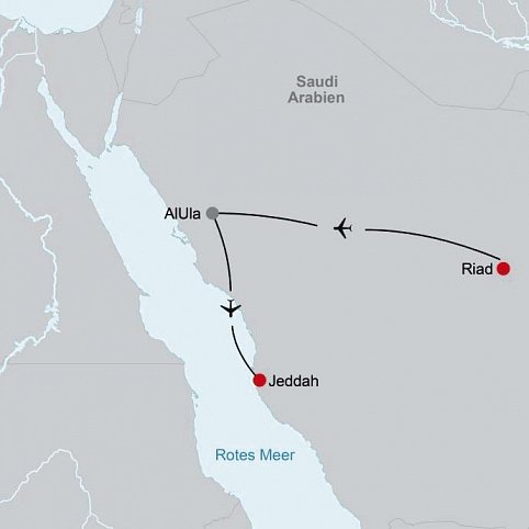 Highlights of Riad, AlUla and Jeddah