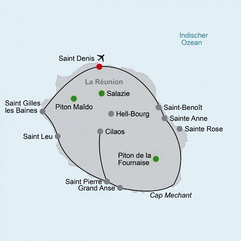 La Réunion - Inselparadies für alle Sinne