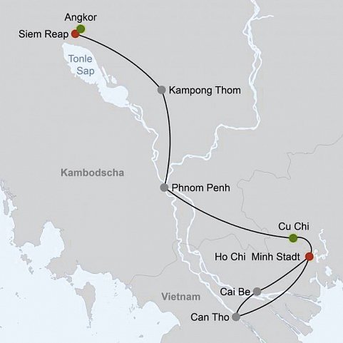 Entlang des Mekongs (Privatreise)