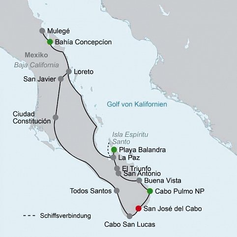 Mietwagenreise Baja California